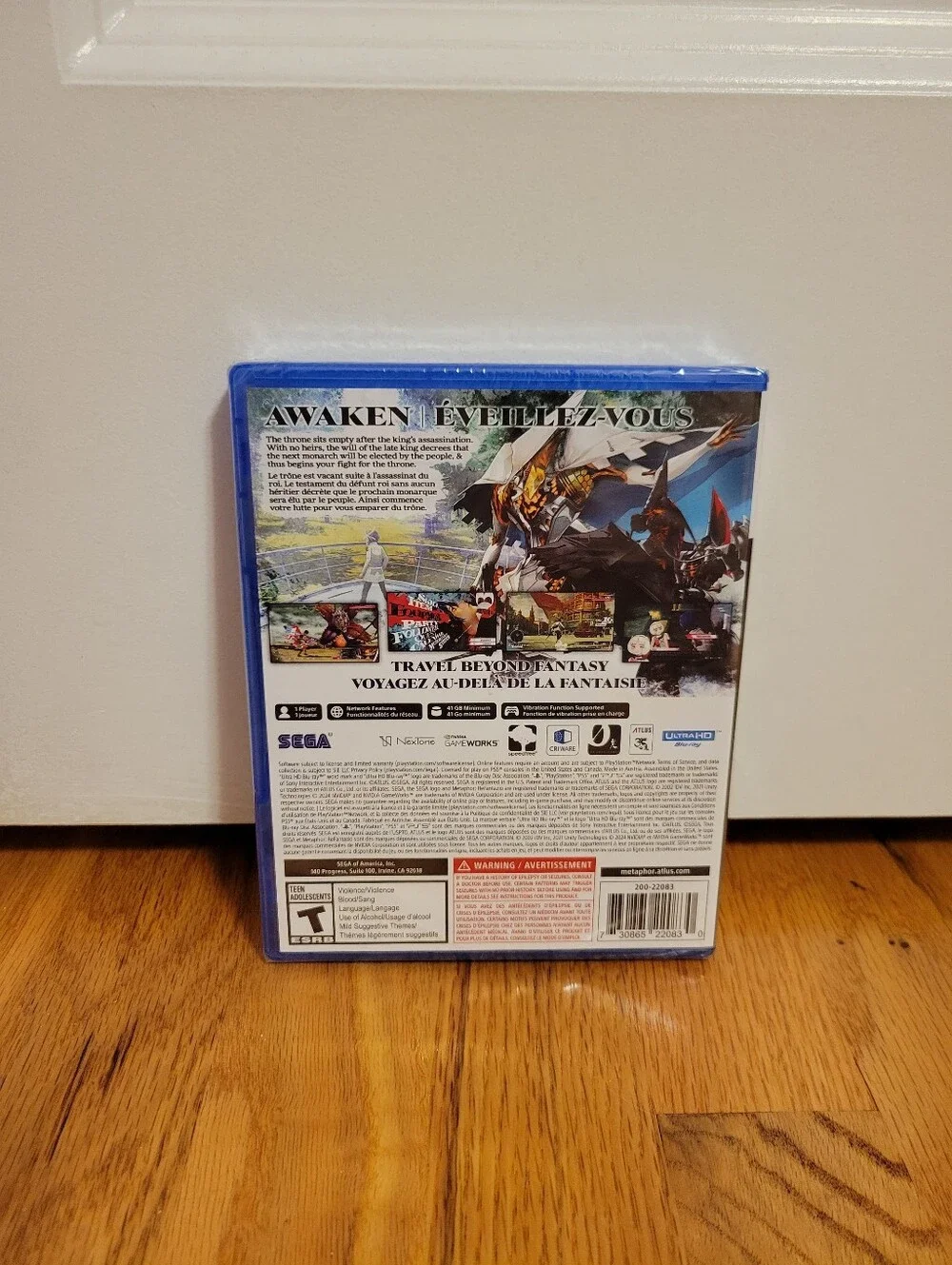 NIB Metaphor: ReFantazio (PlayStation 5, PS5) - Brand New / Factory Sealed